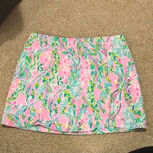 Vibrant Pink Patterned Women's Skirt